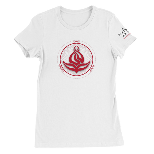Women's Fire Blossom T-Shirt - White