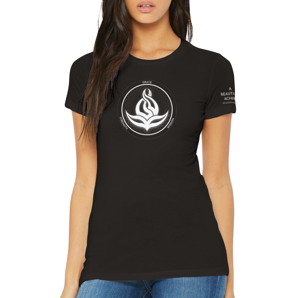 Women's Fire Blossom T-Shirt - Black