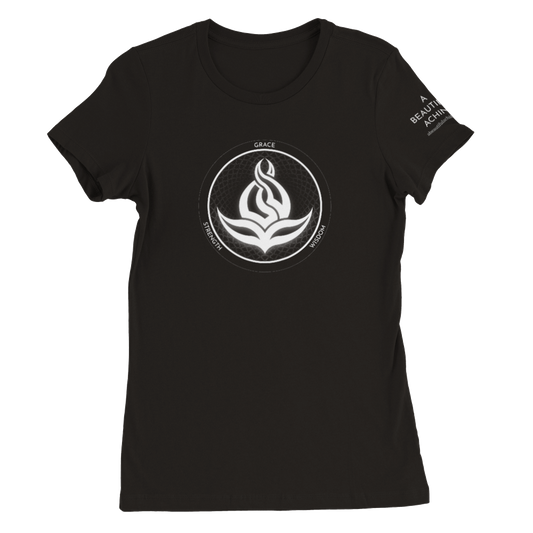 Women's Fire Blossom T-Shirt - Black