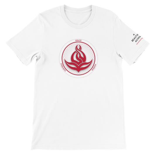 Men's/Unisex Fire Blossom T-Shirt - White